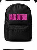 Back Outside book bag (black)